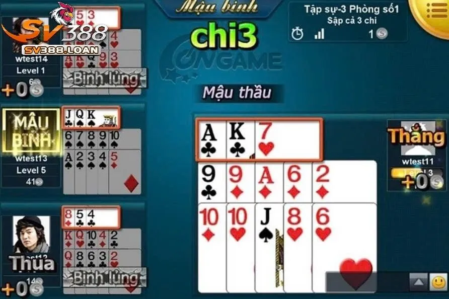 Bài Mậu Binh Sv388 Tham Gia Trò Chơi Game Bài Hấp Dẫn 3 Luật chơi Bài Mậu Binh Sv388